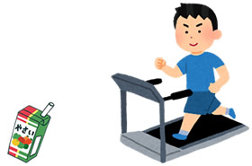 笑顔で車を運転する人のイラスト