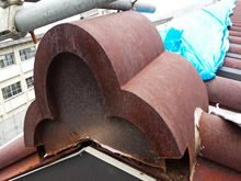 防府西高校屋内運動場屋根改修工事