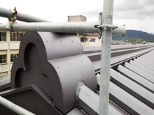 防府西高校屋内運動場屋根改修工事