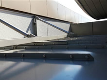 宇部空港国際線吊庇設置工事