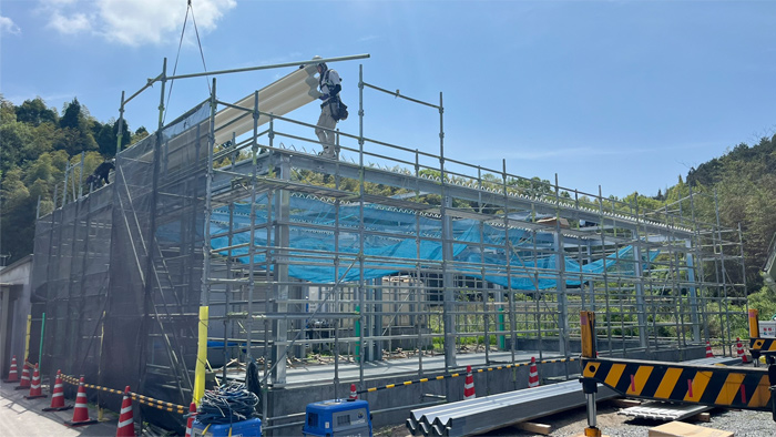 某食品工場梱包材倉庫