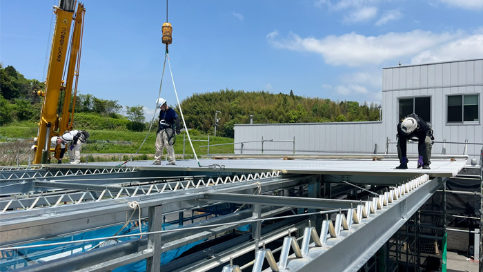 某食品工場梱包材倉庫
